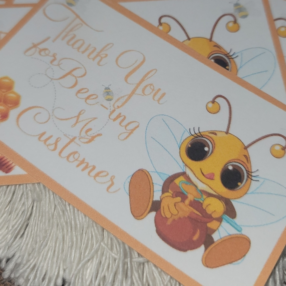 30 Handmade cards Bee - Picture 2 of 2